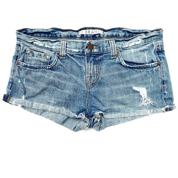 J brand cuffed distressed shorts 10430266 nimes - Picture 1 of 7
